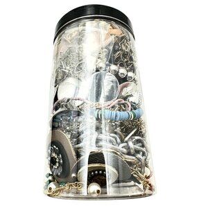 Mystery Jewelry Jar #1898 Wearable Quality Pieces 2lbs Necklace Bracelet Earring
